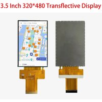 3.5 Inch 320*480 Sunlight Readable Transflective with Super Low Power TFT LCD Module with MCU 8/16BIT/SPI Interface