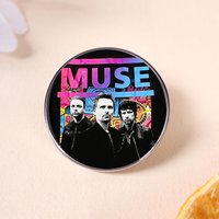 New Product Muse Band Badge Music Singer Alloy Brooch Fan Collection Gift Rock Jewelry Accessories Wholesale