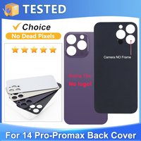 For iPhone 14 Pro Max Glass Battery Cover Rear Door Housing Panel Case Camera Lens Parts For iPhone 14 Pro Battery Cover