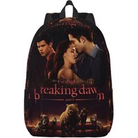 Edward Bella Jacob Black Backpack Middle High College School Student Twilight Saga Breaking Dawn Bookbag Teens Canvas Daypack