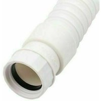 Hot Practical Waste Pipe Plastic Flexible High Quality Kitchen S Type Sink Syphon White 36-80cm Basin Bathroom