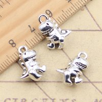 10pcs Charms Dinosaur Baby 16x12x7mm Tibetan Silver Color Pendants Antique Jewelry Making DIY Handmade Craft