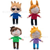 NEW Tom Eddsworld Plush Toys Cute Tord Eddsworld Figure Plush Dolls Baby Soft Stuffed Toys Pillows For Children XMAS Gifts