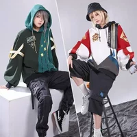 Game Anime Cosplay Kaveh Alhaitham Spring Autumn Daily Leisure Clothes Polyester Long Sleeve Hoodie Coat Costume