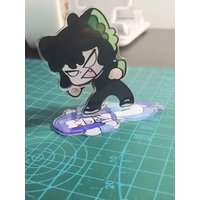 Anime The Legend of Luo Xiaohei Cosplay Acrylic Stand Cartoon Figure Rotatable Standing Plate Desk Decoration Accessories Props