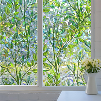 〔CC33〕Home Decoration 3D Laser Protection Static Adhesive Non Adhesive Window Privacy Film Recyclable Colored Glass Film