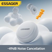 Essager Noise Cancelling Ear Plugs for Sleeping Reusable 45-49db Noise Reduction Silicone Ear Plugs for Sleep Travel Work Study