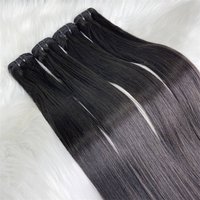 15A Super Double Drawn Straight 100% Raw Virgin Human Unprocessed Hair Weave Extensions 1/3/4 Pcs For Women Millionaire Queen