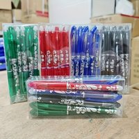 12pcs Colorful Erasable Gel Pens - Plastic Medium Tip 0.5mm, Smooth Writing, Ideal for Office & Daily Use,Stylish Stationery