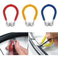 1PC Bike Disassemble Repair Tool Flexible Adjustment Wheel Rim Wrench Spanner Adjuster Bicycle Spoke Wrench Steel Wire Spoke Cap