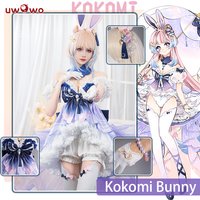 LAST BATCH UWOWO Kokomi Cosplay Exclusive Genshin Impact Fanart Cosplay Cute Halloween Costumes Ganyu/Hutao/Keqing/Ayak
