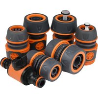 KESLA 2pcs 1/2" 3/4" Inch Garden Hose Quick Connector Stopwater Connector Garden Tap Water Gun Coupler Watering Pipe Fitting