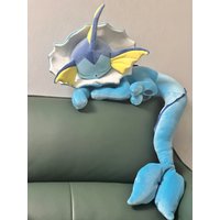 Vaporeon Plush New Eevee Evoli Sleep Plush Vaporeon Sylveon Leafeon Glaceon Peluche Stuffed Toys Cartoon Soft Sprigatito Doll