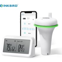 INKBIRD 2nd-Gen Wireless Floating Pool Thermometer With IBS-M2 Wi-Fi Gateway Combo Waterproof Digital Thermometer For SPA Pond