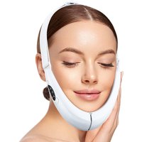 Machine électrique de lifting du visage, masseur en V saillant, vibration, amincissant, double ruisseau, V-Line, joue, lifting, visage, amincissant