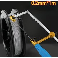 0.2mm High-precision diamond cutting wire - hand silver cutting wire,durable home manual cutting tool, suitable for jade diamond