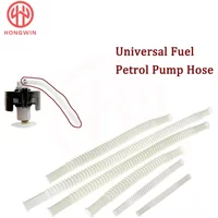 10PCS 80 100 120 150 200 250 300 350 mm ID:8 OD:10 Nylon Tube Fuel Line Bellows Corrugated Pipe For Fuel Pump Plastic Universal