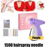 1 Set of Clothing Cover-Type Quick Fasteners, with 1500 Colored Glue Pins, 6 Needle Tips - Portable Label Gun Set, Durable Household Bedding Fasteners, Suitable for Wardrobe Organization