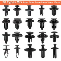 Universal 10mm 5mm 7mm 6mm 9mm 8mm Car Plastic Screw Fastener Clip Mix Mudguard Bumper Wheel Arch Trim Panel Push Pin Rivet