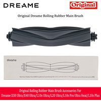 Original Rolling Rubber Main Brush Accessories For Dreame X30 Ultra/X40 Ultra/L10s Ultra/L20 Ultra/L10s Pro Ultra Heat/L10s Plus