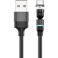 540 Degrees Rotate Magnetic Cable USB Type C Charging Cable For Huawei p30 Samsung S30 Xiaomi Redmi 3m 2m 1m USB Cord Wire