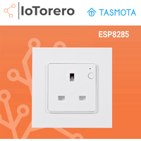 IoTorero Tasmota MQTT ESP8285 UK Wall Socket Consumption Monitoring 16A Works With Home Assistant