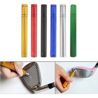 Golf Club Grooves Sharpening Tool Golf Groove Spitzer Wedge Club U V Type Square Slitting Blade Cleaning Tool Accessories