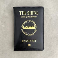 Shire of The Hobbit Passport Cover Travel Accessories Family Gifts Kingdom of Fairy Hobbiton Passport Holder