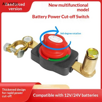 【Ayo】1Pcs Universal Auto Parts 12V-24V Car Battery Disconnect Switch Manual Circuit Breaker Anti-Power Off Leakage Protector