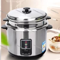 Upgrade Stainless Steel Rice Cooker Double-bottomed Food Grade Interior Liner Household Rice Cooker