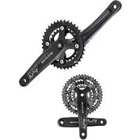AliExpress BUCKLOS Mtb Crankset 104/64 BCD Bicycle Crankset 3*9S 3*10S Triple speed Mountain Bike Crank Set 2*10S Square Crank Bike Part
