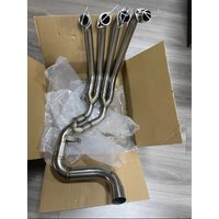 Système d'échappement moto en acier inoxydable, tube avant 51 mm à enfiler pour Honda CBR650F CB650F CBR650R CB650R 2014 - 2025