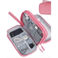 Data Cable Storage Bag, Double-Layer Hard Drive Bag, Protective Cover, Portable Power Bank, Digital Accessories, Large Capacity