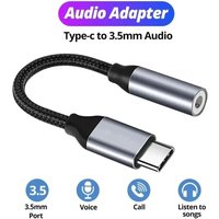 Type-C to 3.5mm Jack Adapter DAC Chip HiFi Audio Cable for Samsung Huawei Xiaomi iPad Pro Headphone Aux Converter