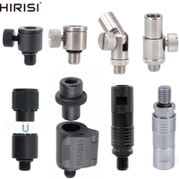 Hirisi Aluminium Quick Change Connector Universal for Rod Pod Bank Sticks Buzzer Bars Bite Alarms Carp Fishing Tackle Adaptor