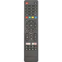 For GCBLTV9FA Saba-OK.TV-Remote-Control-Replacement With NETFLIX YouTube Buttons, For Saba OK.TV SA49K65NS SA55K65NS