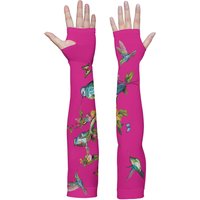AliExpress NONE Pink Floral Print Arm Sleeves Comfortable Breathable and Skin-friendly Sleeves for Outdoor Hiking Cycling Playing Ball Sports