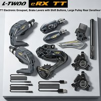 LTWOO eRX-TT Electronic Groupset 2x10/12 Speed Wireless Shifting Hydraulic Disc Brake Drivetrain for TT Triathlon Road Bike