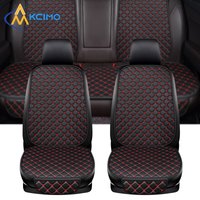 PU Leather Car Seat Cover Universal Seat Cushion Minimalism Auto Chair Protective Cover Auto Protector Pad with Storage Pocket