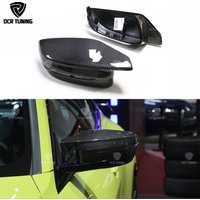 M3 M4 For BMW M2 G87 M3 G80 G82 Competition Real Carbon Fiber Replacement Side Door Mirror Cover Add on style LHD&RHD 2021-25