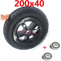 Good Quality 200X40 Pneumatic Wheel Tyre 200*40 Folding Bicycle Tire Rubber Tyre Scooter Car Motorcycle Accessories Baby's Car