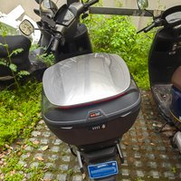 40L Motorcycle Top Case Scooter Trunk Top Box Moto Tool Luggage Motorbike Storage Tail Box for Helmet & Glove Universal