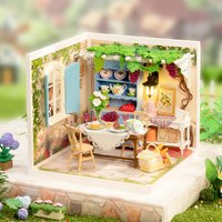 Rolife Super Creator Model Kit DIY Mini Dollhouse for Collectible Figures Perfect Christmas Birthday Gift for Adults Kids