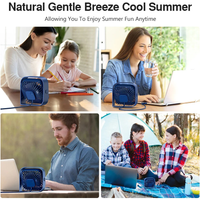 USB Brushless Desktop Small Fan Mini Office Dormitory Desktop Super Quiet 3-speed large fan