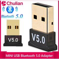 USB Bluetooth-compatible 5.0 Adapter Drive-Free Wireless Audio Transmitter Receiver Fast Speed Dongle For Home Computer PC Lapto