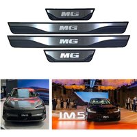 For MG IM5 IM6 2026 Stainless Plastic Car Door Sill Kick Scuff Plate Entry Guard Pedal Protector Trim Cover Styling Accessories