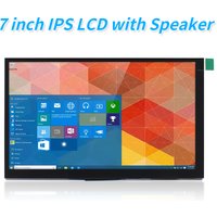 7 Inch Raspberry Pi 4 Model B Touch Screen 1024x600 IPS Capacitive LCD with Speaker for Raspberry Pi 3B+/3B/Nvidia Jetson Nano
