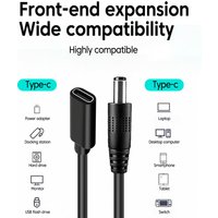 Olaf Type C To DC Power Boost Cable Adapter 20W Fast Charging USB C Female To DC 5V/9V/12V/15V/20V Boost Line For Wifi Router