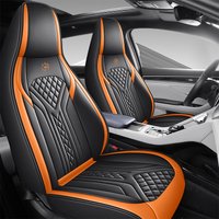 Full Cover Leather Car Seats with Headrest, 2025 All-Season Universal for Auto