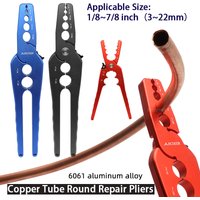 Copper Tube Repair Pliers Compound Rounder and Flat Folded Tube Repairing Round Pliers Tool Versatile Repairing Plier CT-301